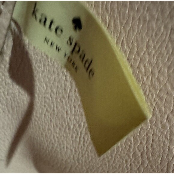 Kate Spade Pink Geometric Reversible Tote Purse Matching Wristlet Cow Leather - Picture 7 of 9